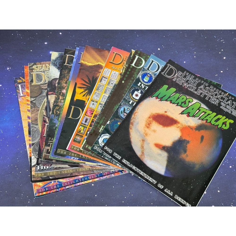 Lot of 14 Delphi Associates Newsletter - Sean David Morton - Conspiracy Theory